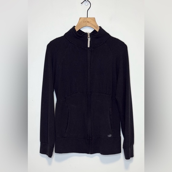 ALO yoga full zip sweatshirt , sz medium - Picture 1 of 8